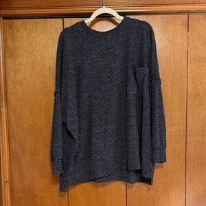 Zenana Outfitters Charcoal Knit Sweater